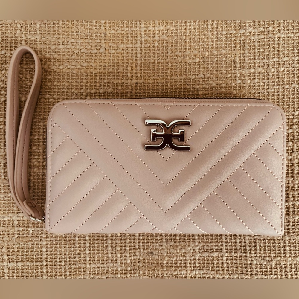 Faux Leather Wristlet